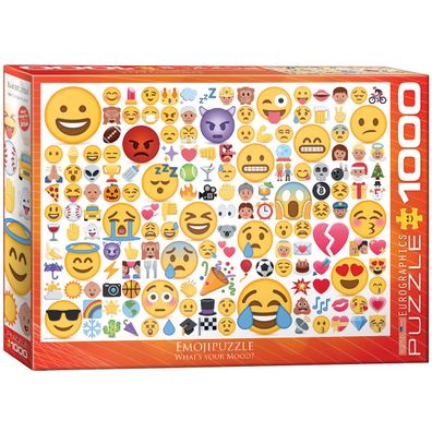Eurographics 608169 Emojipuzzle Whats your Mood 1000 Teile Puzzle
