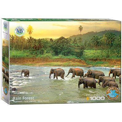 EuroGraphics 6000-5540 Rette den Planeten - Tierreich 1000 Teile Puzzle