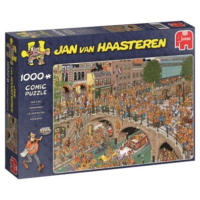 JUMBO 19054 Jan van Haasteren Königstag 1000 Teile Puzzle