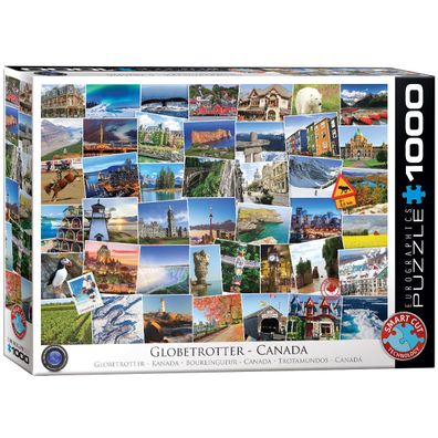 EuroGraphics 6000-0780 Globetrotter Kanada 1000 Teile Puzzle