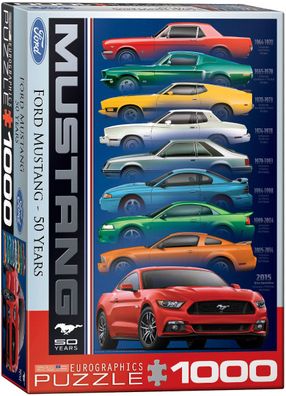 EuroGraphics 6000-0699 Ford Mustang 50 Jahre 1000 Teile Puzzle