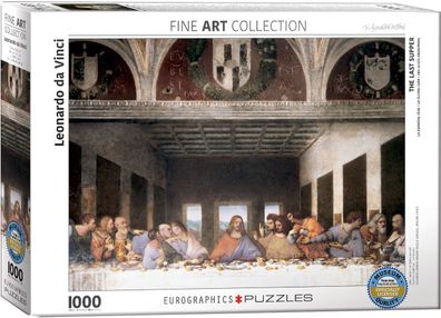 EuroGraphics 6000-1320 Leonardo Da Vinci Das Letzte Abendmahl 1000 Teile Puzzle