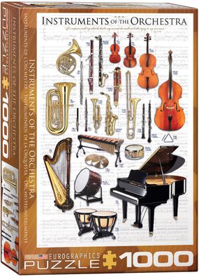 EuroGraphics 6000-1410 Instruments of the Orchestra 1000 Teile Puzzle