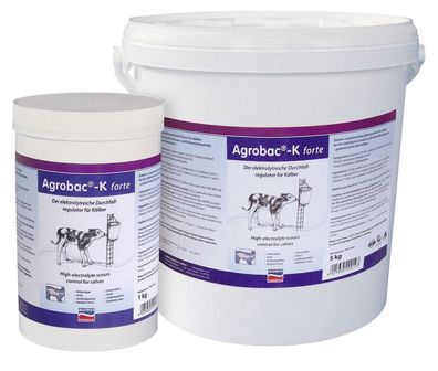 Agrobac-K Powder 5kg , Pulver zur Aufwertung der Milchtränke bei Durchfal