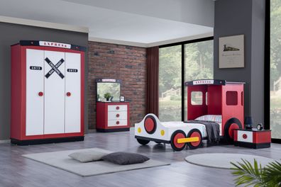 Odacix Kinderzimmer Express 4-teilig Lokomotiven Design