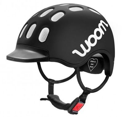 WOOM™ Kids Fahrradhelm Größe S (50-53 cm), black