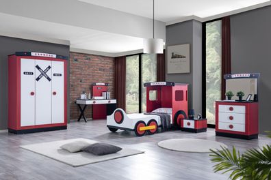 Odacix Kinderzimmer Express 5-teilig Lokomotiven Design