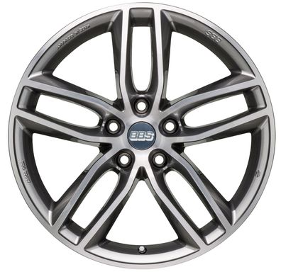 BBS Felge Alufelge SX platinum silber diagedreht 9x20 5x112 ET33 SX0603