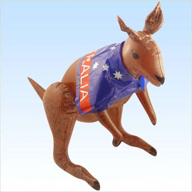 Aufblasbares Känguru 70cm Australien Party aufblasbare Dekoration Geschenk Deko