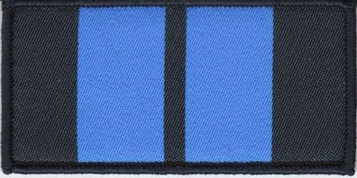 Polizei Dienstgradabzeichen / Funktionsabzeichen Klett Abteilungsführer (Blau)