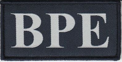 Polizei Dienstgradabzeichen / Funktionsabzeichen Klett BPE (Silber)