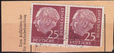 Germany BUND [1954] MiNr 0186 2er ( BStk ) [01]