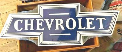 US Schild: Chevrolet Bowtie Sign - ca 60x 20cm - motivgeprägt