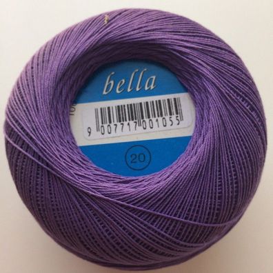 Häkelgarn BELLA 20 100%Bw. 50g Farbe 113 (violett)