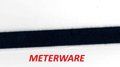 Klett-Flauschband Fixvelours klebend Farbe 725 schwarz