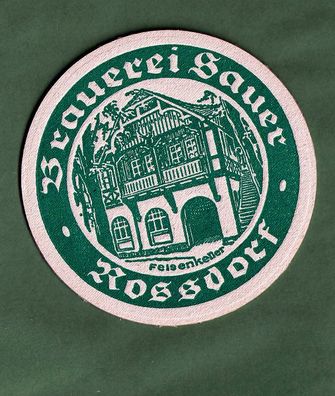 Brauerei Sauer - Rossdorf - ein ungebrauchter Bierdeckel (2)