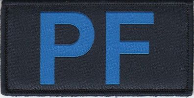 Polizei Dienstgradabzeichen / Funktionsabzeichen Klett Polizeiführer (Blau)