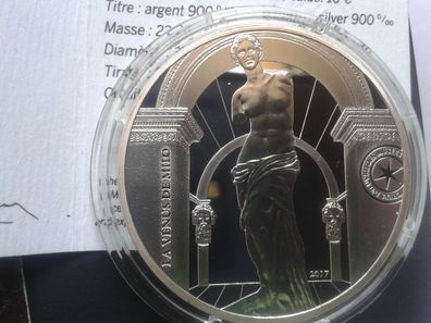 Original 10 euro 2017 PP Frankreich Venus von Milo 22,2g 900er Silber - nur wenige Ex