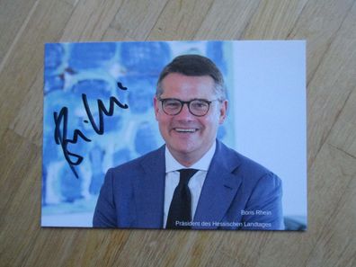 Hessen Minister CDU Boris Rhein - handsigniertes Autogramm!!!