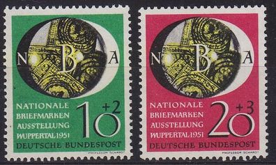 Germany BUND [1951] MiNr 0141-42 ( oG/ no gum ) [01]