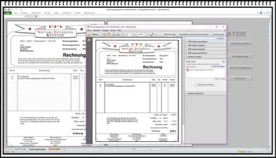 Rechnungsprogramm leicht zu bedienen mit Produktpalette PDF Funktion Kundendatenbank