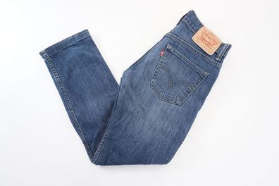 Levi's 511 Skinny Jeans W29 L26 29/26 blau dunkelblau stonewashed Denim F0040