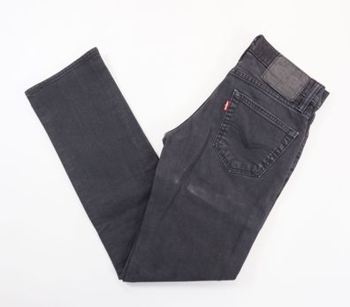 Levis Levi's Herren Jeans 611 W29 L30 29/30 schwarz grau dark gerade Denim F425