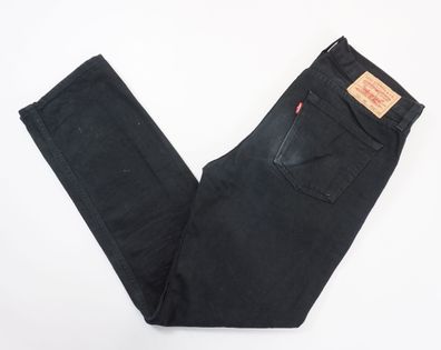 Levis Levi's Herren Jeans 751 W32 L32 32/32 schwarz colored gerade Denim F422