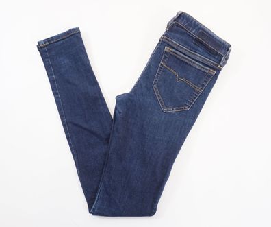 Diesel Damen Jeans Skinzee W26 L30 26/30 blau dunkelblau stonewash Stretch F488