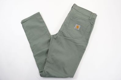 Carhartt Herren Jeans Slam Pant W30 L32 30/32 grün hellgrün gerade Denim F764
