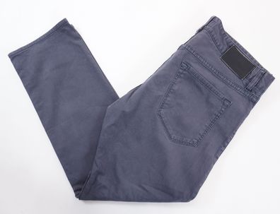 HUGO BOSS Herren Jeans Maine W33 L26 33/26 grau dunkelgrau gerade Gabardine F814