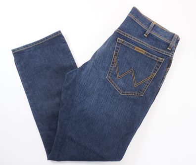 Wrangler Herren Jeans Regular Fit W33 L30 33/30 blau dunkelblau dark denim F1109