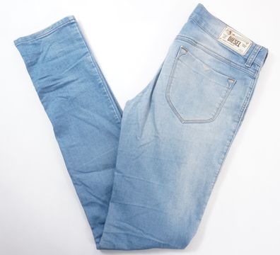 Diesel Damen Jeans Lowky W25 L30 25/30 blau hellblau stone gerade Stretch F1097