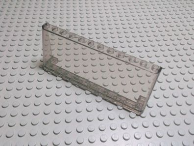 Lego 1 Windschutzscheibe 2x12x4 Transparent Schwarz Rauch Nummer 6267