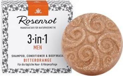 Rosenrot 3in1 Men Shampoo, Conditioner& Bodywash Bitterorange- 60g