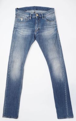 Emporio Armani Jeans Robert Super Slim Fit W31 L36 31/36 blau distressed E1445