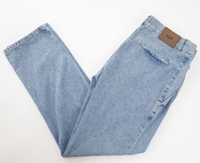HUGO BOSS Jeans Hose Django W31 L32 31/32 blau hellblau stonewashed Denim E1613