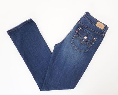 Levis Levi's Jeans 505 Straight Leg Gr.6 L blau dunkelblau stone Stretch E2226
