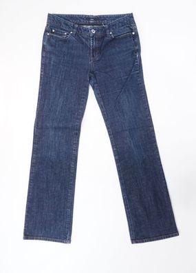 HUGO BOSS JE171 Damen Jeans W30 L30 30/30 blau dunkelblau Bootcut Stretch E3085