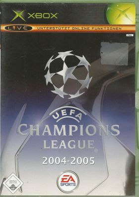 UEFA Champions League 2004/2005 (Microsoft Xbox, 2005, DVD-Box) Top Zustand