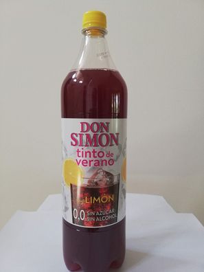 DON SIMON Tinto de verano (alkoholfrei) Zitronengeschmack DON SIMON 1,5 L Flasche