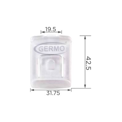 4 x Gleitstück Sitzverstellung passend für VW A171881213B Passat Golf Lupo Polo