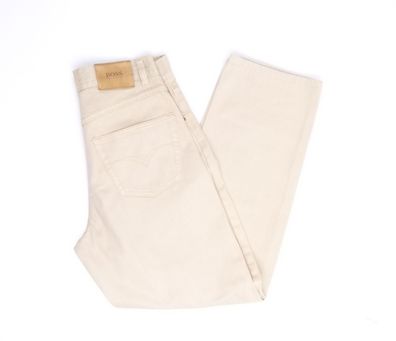 HUGO BOSS Jeans Hose Arkansas W30 L30 beige stonewashed 30/30 Straight JA6600