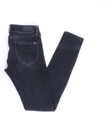 Tommy Hilfiger Jeans Hose W27 L32 schwarz stonewashed 27/32 Straight JA9030