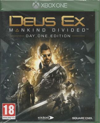 Deus Ex: Mankind Divided - Day One Edition (Microsoft Xbox One, 2016) NEU