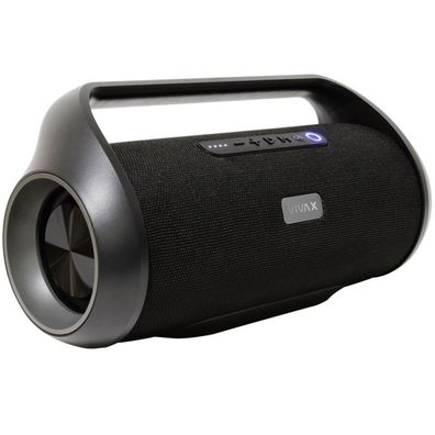 VIVAX BS-260 Tragbarer Bluetooth-Lautsprecher (60W-RMS, USB, FM, MP3, IPX5, schw