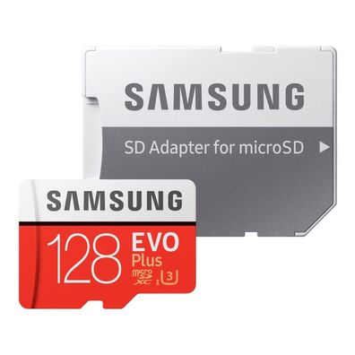 Samsung 128GB microSDXC UHS-I U3 EVO Plus Class 10S mit SD-Adapter