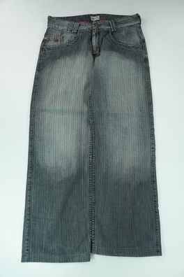 Tommy Hilfiger Jeans Ross Pant W33 L32 33/32 grau stonewashed Denim gerade C798