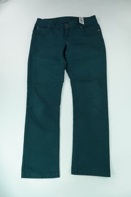 Zero Jeans Hose Kingston W30 L32 30/32 grün uni Denim gerade C774