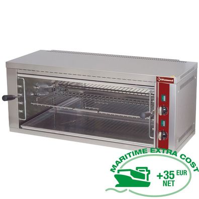 Elektro Salamander Toaster Grill Überbackgerät 2200W Rost verstellbar Gastlando 